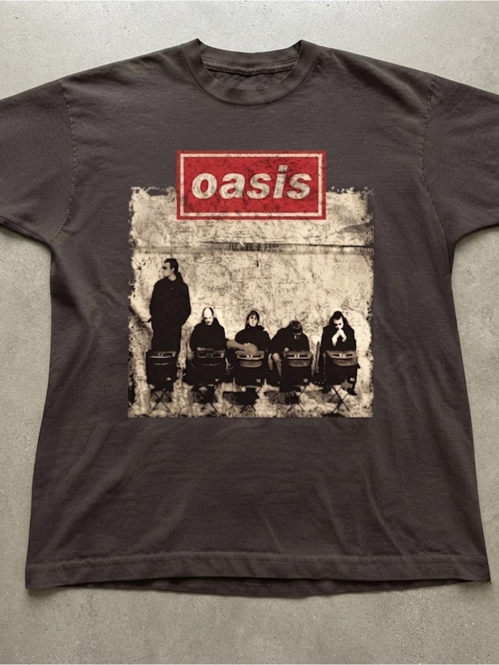 Oasis Band Graphic Print Gildan Cotton Unisex Crewneck T-Shirt